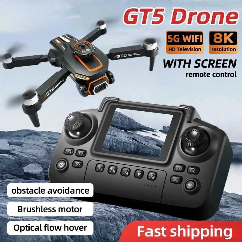 โดรน OriginalGT5 Mini 4K HD เล - Drone Camera Wide Angle บทวิจารณ์และราคา