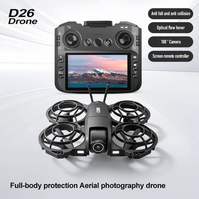 โดรน D26 4K ถ่ายภาพทางอากาศ HD - Drone Camera Hd บทวิจารณ์และราคา