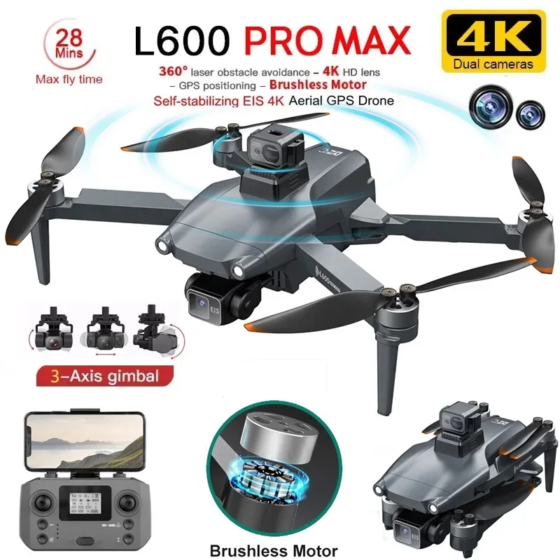 L600 PRO MAX GPS Drone Profess - Drone Camera Hd บทวิจารณ์และราคา