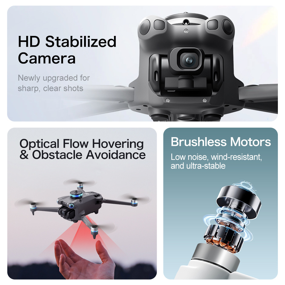 โดรน GPS รุ่นใหม่ GT60 กล้องคว - Drone Camera Wide Angle บทวิจารณ์และราคา